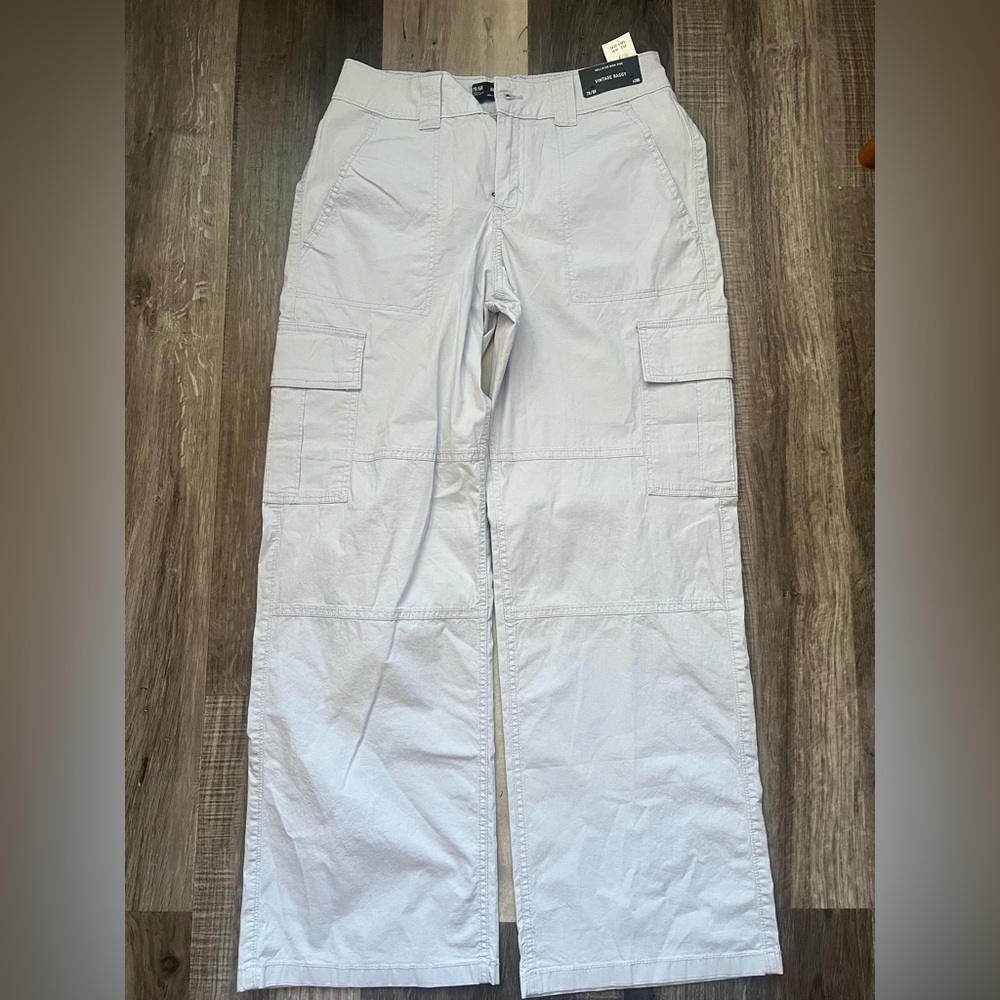 NWT hollister baggy vintage cargo pants high rise size 7